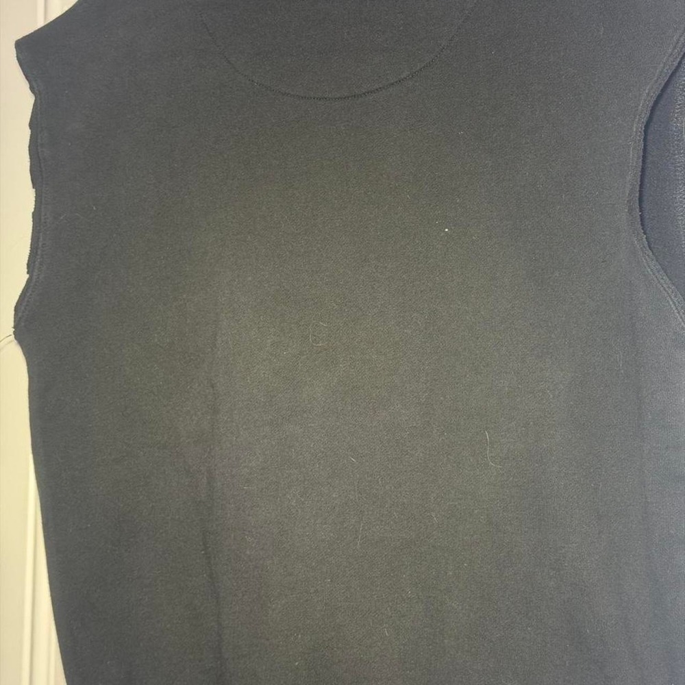 Don't Panic It's Organic Sleeveless hoodie Size Large - Picture 6 of 7